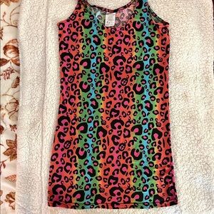 Halloween Leopard print mini dress